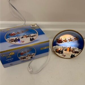 Poppy brand Christmas scene tabletop light up scene